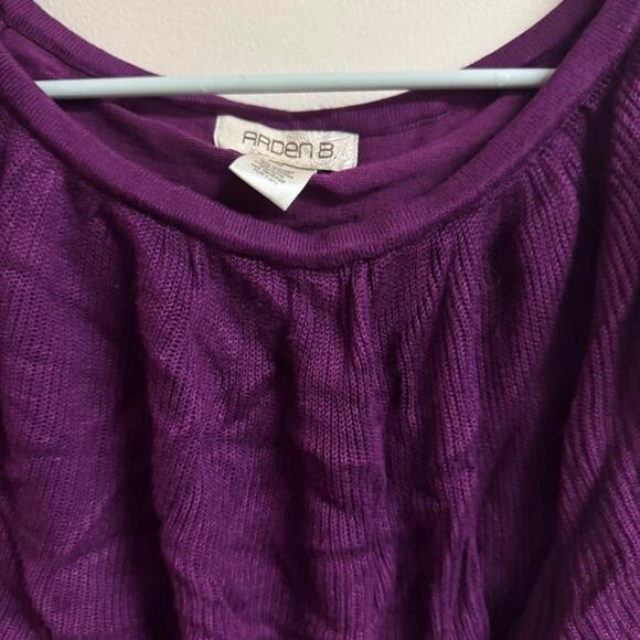 Arden B 3/4 sleeve y2k off the shoulder top size small - Picture 2 of 5